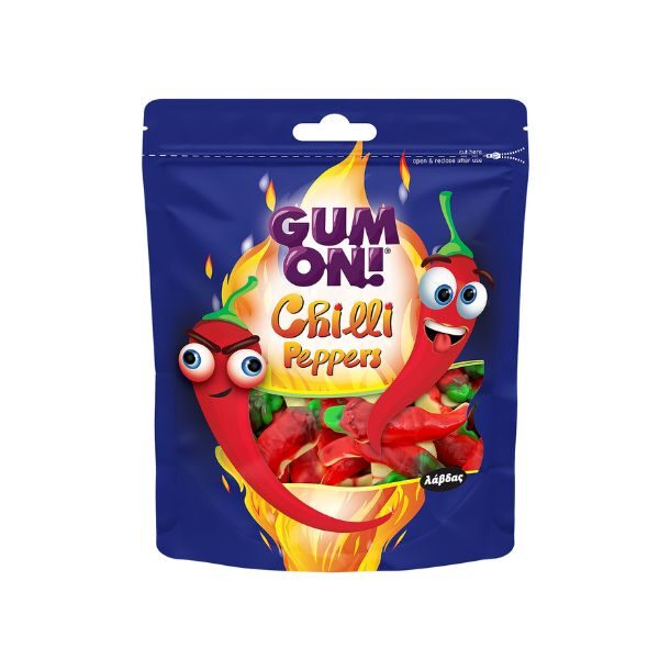 GUM ON CHILLI PEPPERS 80GR