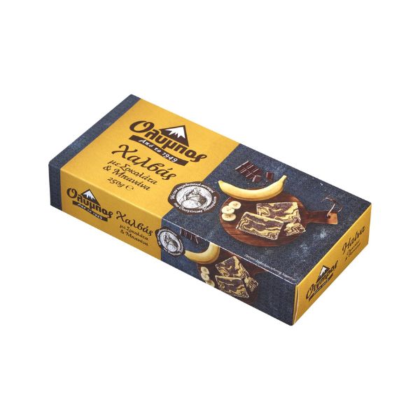 ΧΑΛΒΑΣ ΟΛΥΜΠΟΣ ΜΕ ΣΟΚOΛΑΤΑ & ΜΠΑΝΑΝΑ 250GR