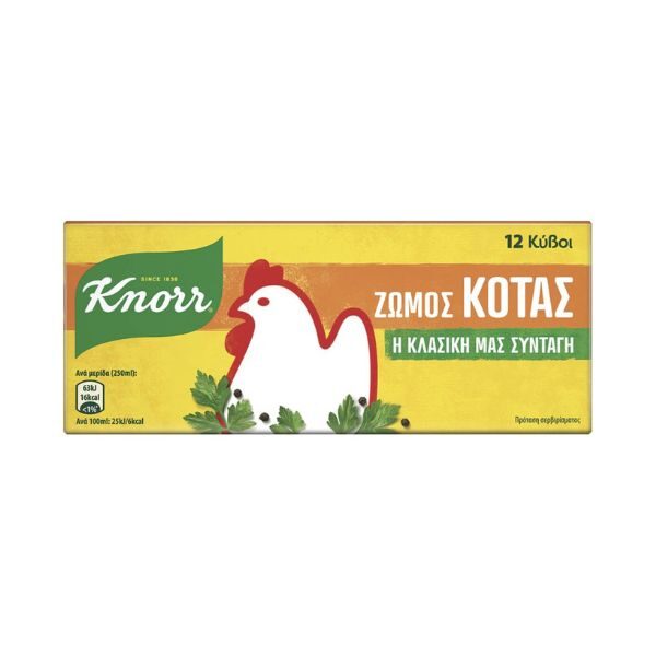 KNORR ΖΩΜΟΣ ΚΟΤΑΣ 12ΤΕΜ 120GR