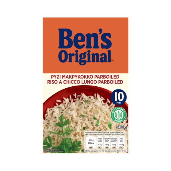 BENS ORIGINAL ΡΥΖΙ ΜΑΚΡΥΚΟΚΚΟ 10MIN 500GR