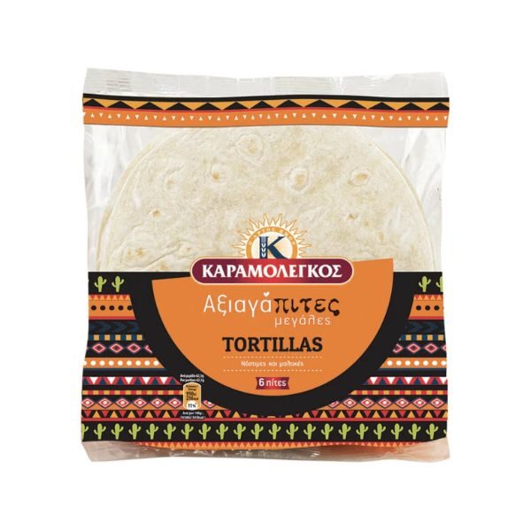 ΚΑΡΑΜΟΛΕΓΚΟΣ TORTILLAS 6 ΤΕΜ 375GR