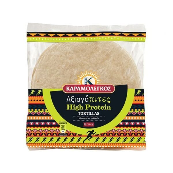 ΚΑΡΑΜΟΛΕΓΚΟΣ TORTILLAS HIGH PROTEIN 6 TEM 375GR