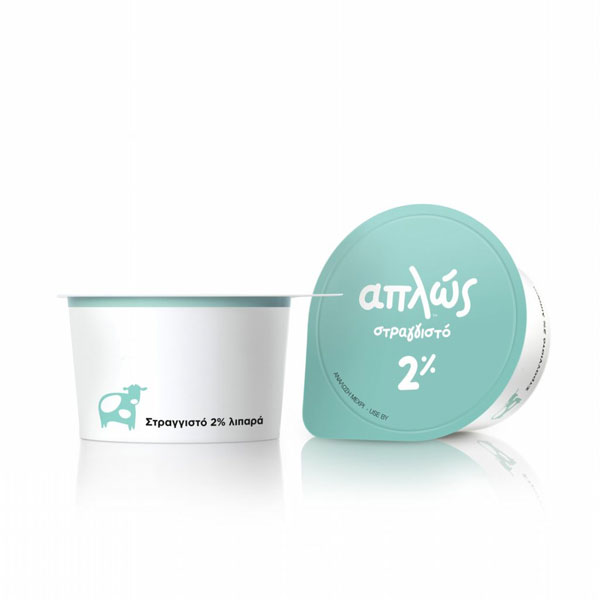 ΓΙΑΟΥΡΤΙ ΑΠΛΩΣ ΣΤΡΑΓΓΙΣΤΟ 2% 200GR