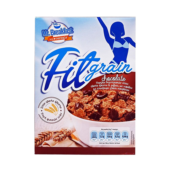 MR BREAKFAST FITGRAIN CHOCOLATE 375GR