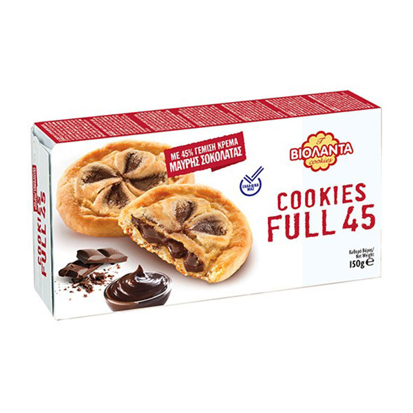ΒΙΟΛΑΝΤΑ FULL 45 ΚΡΕΜΑ ΜΑΥΡΗΣ ΣΟΚΟΛΑΤΑΣ 150GR