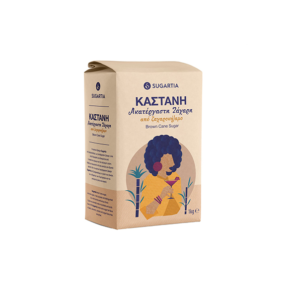 ΚΑΣΤΑΝΗ ΑΚΑΤΕΡΓΑΣΤΗ ΖΑΧΑΡΗ SUGARTIA 1KG