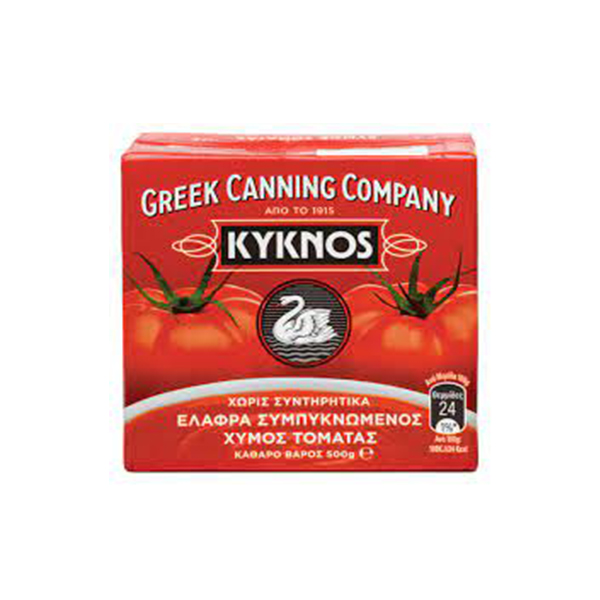 ΕΛΑΦΡΑ ΣΥΜΠΥΚΝΩΜΕΝΟΣ ΧΥΜΟΣ ΤΟΜΑΤΑΣ ΚΥΚΝΟΣ 500GR