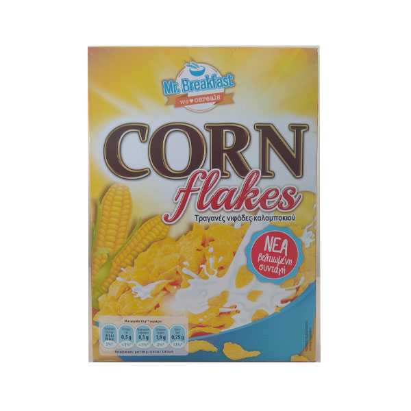 MR BREAKFAST CORN FLAKES 375GR