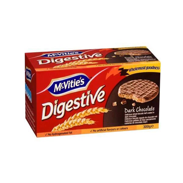 DIGESTIVE MCVITIES ΜΑΥΡΗ ΣΟΚΟΛΑΤΑ 200GR