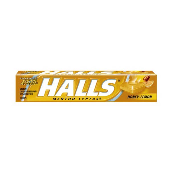 HALLS HONEY & LEMON