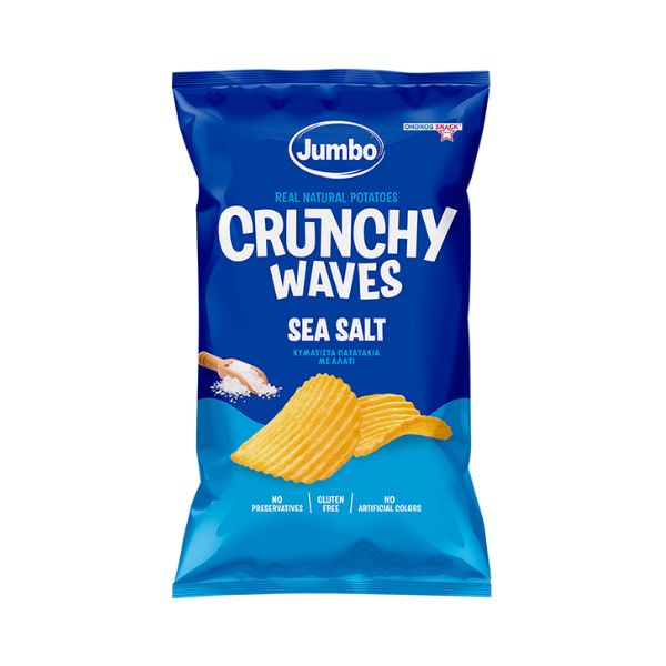 JUMBO CRUNCHY WAVES SEA SALT 90GR