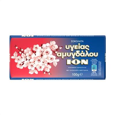 ION ΥΓΕΙΑΣ ΣΟΚΟΛΑΤΑ ΑΜΥΓΔΑΛΟΥ 100GR