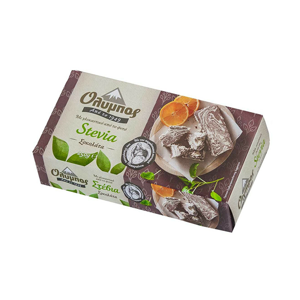 ΧΑΛΒΑΣ ΟΛΥΜΠΟΣ ΜΕ ΣΤΕΒΙΑ ΣΟΚΟΛΑΤΑ 250GR
