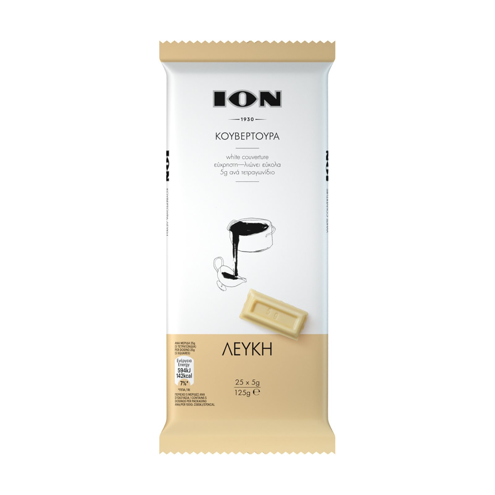 ΚΟΥΒΕΡΤΟΥΡΑ ΛΕΥΚΗ ΙΟΝ 125GR