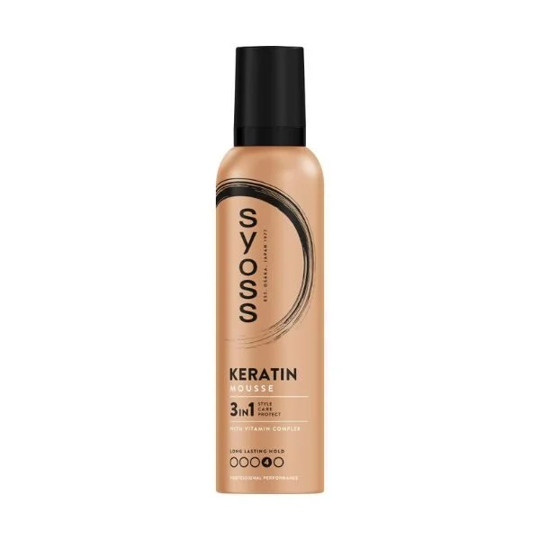 SYOSS ΑΦΡΟΣ ΜΑΛΛΙΩΝ KERATIN NO5 250ML