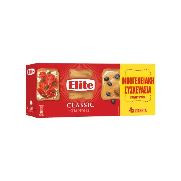 ELITE ΦΡΥΓΑΝΙΕΣ ΣΙΤΟΥ 4PACKS 500GR