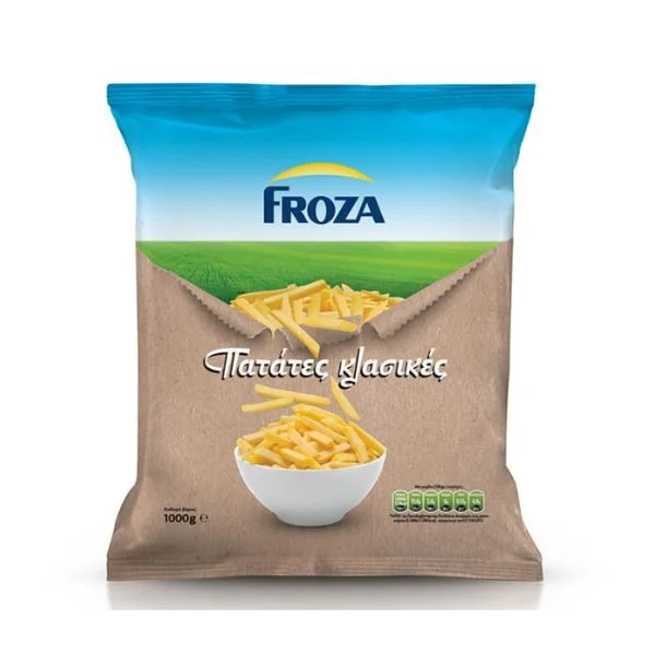 ΠΑΤΑΤΕΣ ΚΛΑΣΙΚΕΣ ΚΑΤΕΨΥΓΜΕΝΕΣ FROZA 1KG