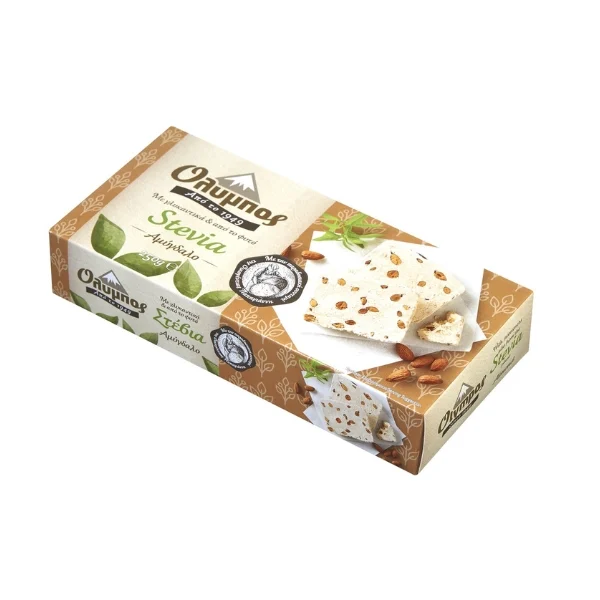 ΧΑΛΒΑΣ ΟΛΥΜΠΟΣ ΜΕ ΣΤΕΒΙΑ ΑΜΥΓΔΑΛΟ 250GR