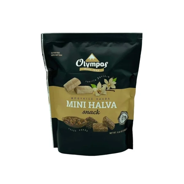ΧΑΛΒΑΣ ΟΛΥΜΠΟΣ ΜΙΝΙ SNACK ΒΑΝΙΛΙΑ ΚΑΚΑΟ 160GR
