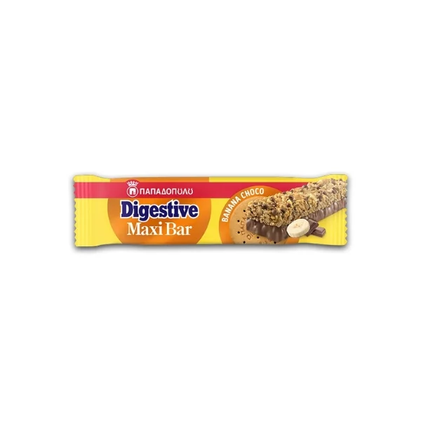 DIGESTIVE MAXI BAR ΠΑΠΑΔΟΠΟΥΛΟΥ BANANA CHOCO 50GR
