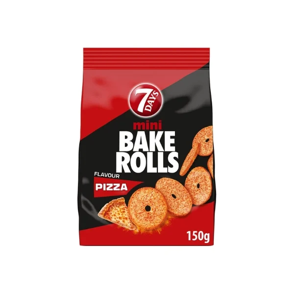 7DAYS MINI BAKE ROLLS PIZZA 150GR