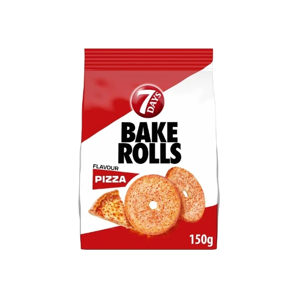 7DAYS BAKE ROLLS PIZZA 150GR