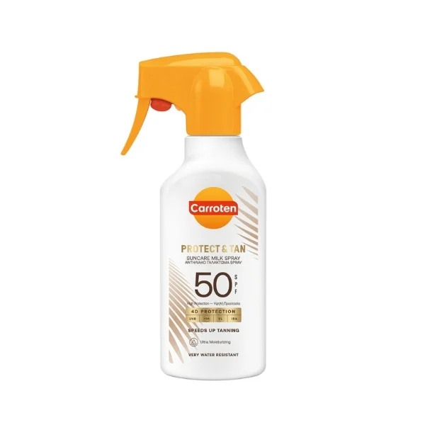 CARROTEN ΑΝΤΗΛΙΑΚΟ PROTECT & TAN MILK SPRAY SPF50 270ML