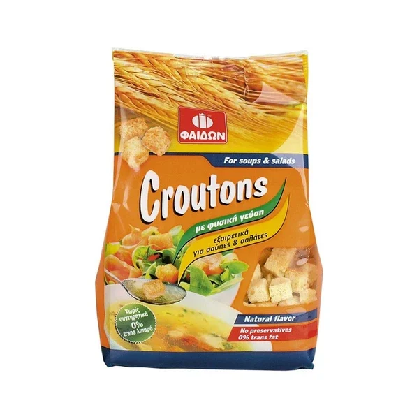 CROUTONS ΜΕ ΦΥΣΙΚΗ ΓΕΥΣΗ ΦΑΙΔΩΝ  150GR